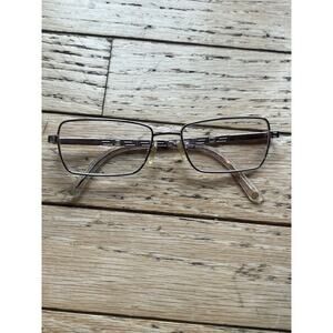 VERSACE 1150B 1056 RECTANGULAR DESIGNER FRAMES italy 51-16-135 Silver Vintage